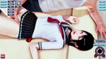 3d game cute student